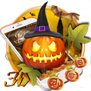 3D halloween pumpkin ghost theme APK