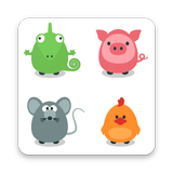 Pets memory game for kids icon