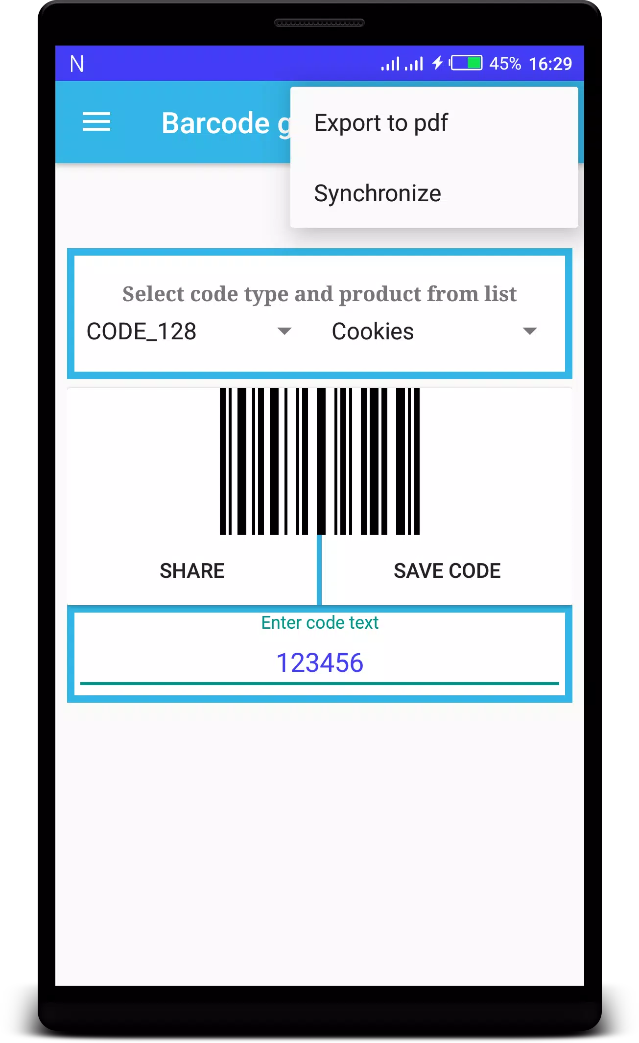 Barcode generator APK for Android Download