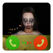 Scary Girl Fake Call icon