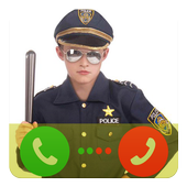 Fake Call Kids Police icon