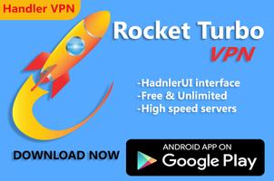 Rocket Turbo VPN- Handler VPN পোস্টার