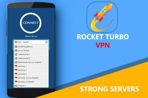 برنامه‌نما Rocket Turbo VPN- Handler VPN عکس از صفحه