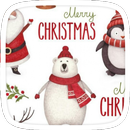 Happy Christmas Snowman Theme APK