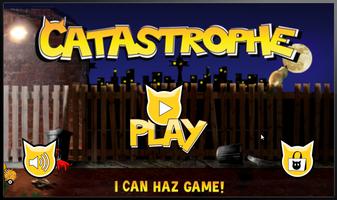 Catastrophe Cat, Ninja Runner اسکرین شاٹ 1