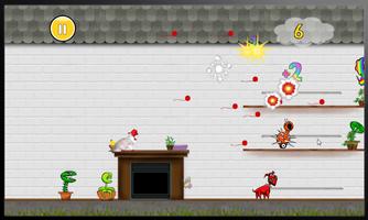 Catastrophe Cat, Ninja Runner اسکرین شاٹ 2