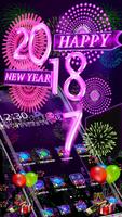 3D  Happy New Year  Theme 海报