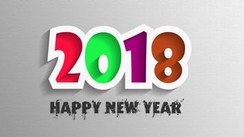 Happy New Year 2018 Wallpapers Cartaz