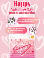 Happy Valentines Day Keyboard Theme for Girls-poster