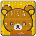 Happy Yellow Bear Keyboard Theme