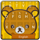 Happy Yellow Bear Keyboard Theme APK