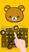 2 Schermata Tema della tastiera Happy Bear giallo