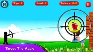 Stickman Apple Shooter Cartaz