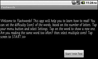 Flashwords Learn, Read, Test โปสเตอร์