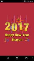 Happy New Year Shayari Hindi Cartaz