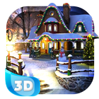 White Christmas 3D Live Wall icon