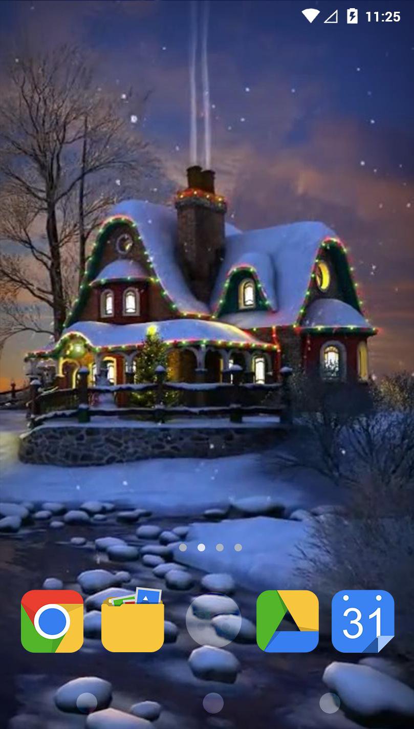 White Christmas 3D Live Wall APK for Android Download