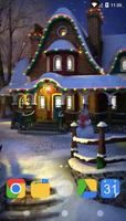 برنامه‌نما White Christmas 3D Live Wall عکس از صفحه