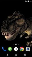 ディノT-Rexの3Dライブ壁紙 ポスター