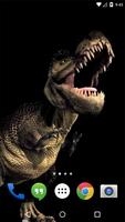 Dino T-Rex 3D Live Wallpaper captura de pantalla 1