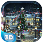 Snow Village 3D Live Wallpaper ikon
