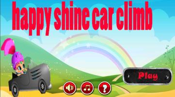 happy shine car climb-poster