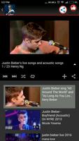 برنامه‌نما Justin Bieber's Songs عکس از صفحه