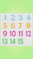 Number Puzzle 4x4 الملصق