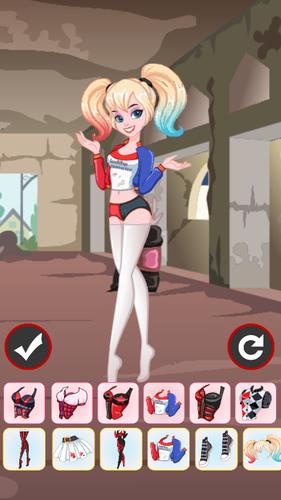 Descarga de APK de Game Harley Quinn Dress Up - girl games para Android Descarga de APK de Game Harley Quinn Dress Up - girl games para Android