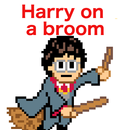 Harry on a broom - Wizardry School Potter aplikacja