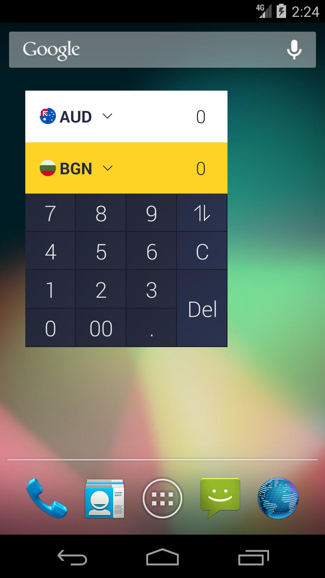 Simple Currency Calculator Widget For Android Apk Simple Currency Calculator Widget For