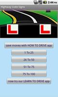 100 Highway Code Signs poster