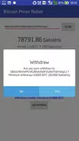 Bitcoin Miner Robot imagem de tela 1