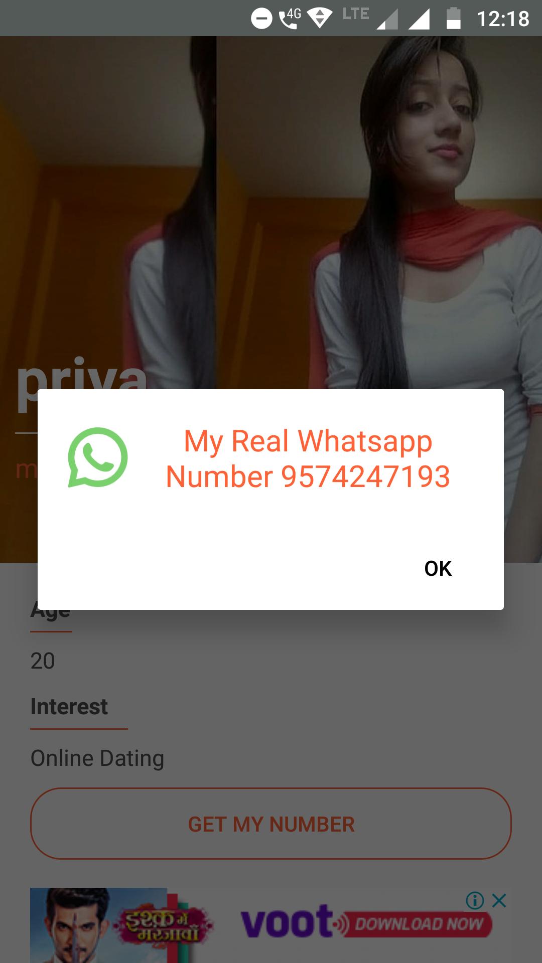 Real girl numbers apk