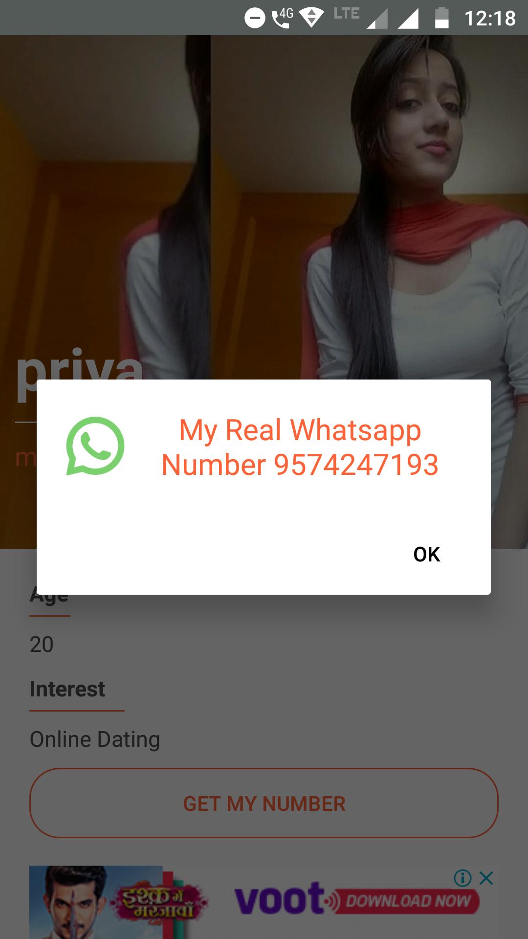 The description of Girls phone number for whatsapp App.