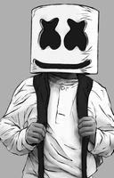 HD Wallpaper for Marshmello fans Cartaz