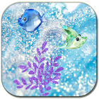Crystal fish aquarium icon