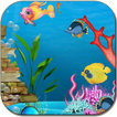 Painted aquarium