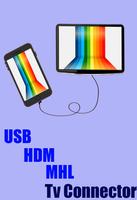 USB TV Connector (hdmi/mhl/usb screen mirroring) Affiche
