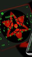 Hexagram Eyes Keyboard poster