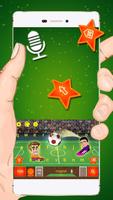 Head Ball Keyboard Theme Affiche
