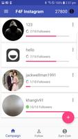 F4F - Follower for Social Network Ekran Görüntüsü 1