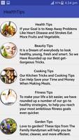 Health Tips captura de pantalla 2