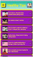 Healthy Tips poster