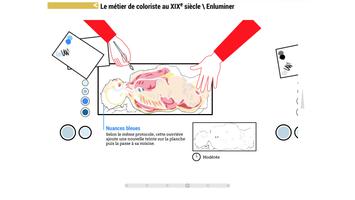 پوستر Un atelier d’enluminure au XIXe