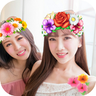 Photo Booth Heart Editor - Flower Crown icon