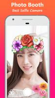 Photo Booth Heart Editor - Flower Crown plakat