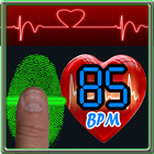 Heart Beat Rate Checker Prank أيقونة