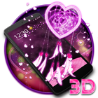 آیکون‌ 3D Pink Dreamcatcher Heart Theme