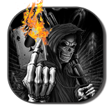 Hell evil skull icon